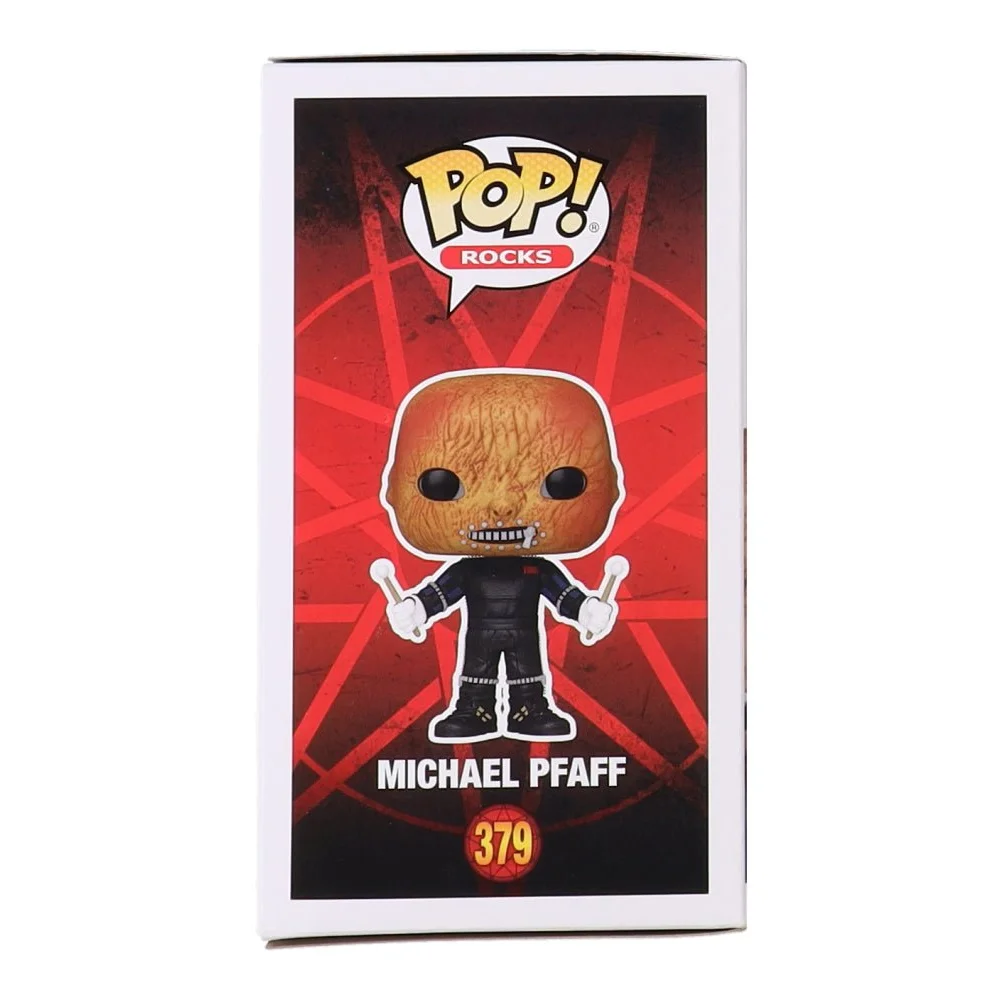 Funko Pop Rocks Michael Pfaff vinyl figure with Beckett authentication for collectors