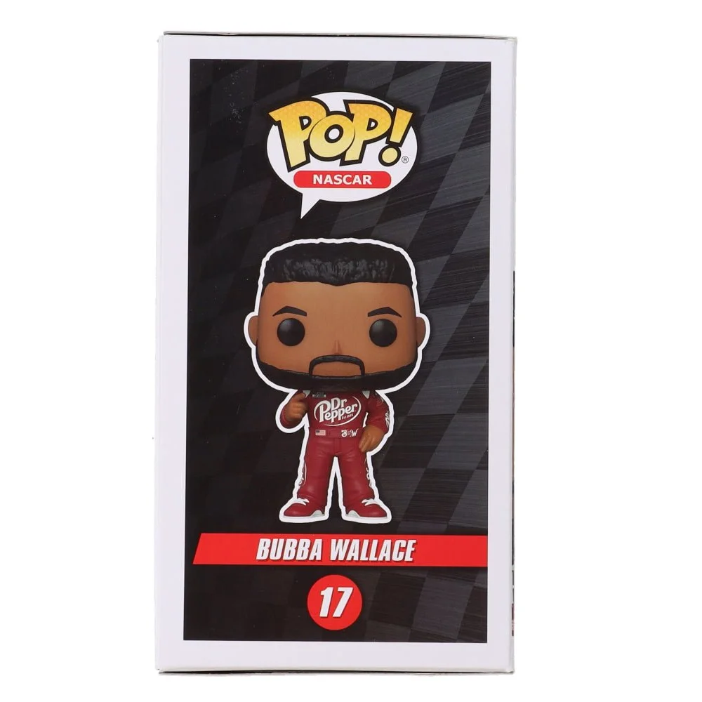 Funko Pop Bubba Wallace NASCAR figure in box from Signed NASCAR collection