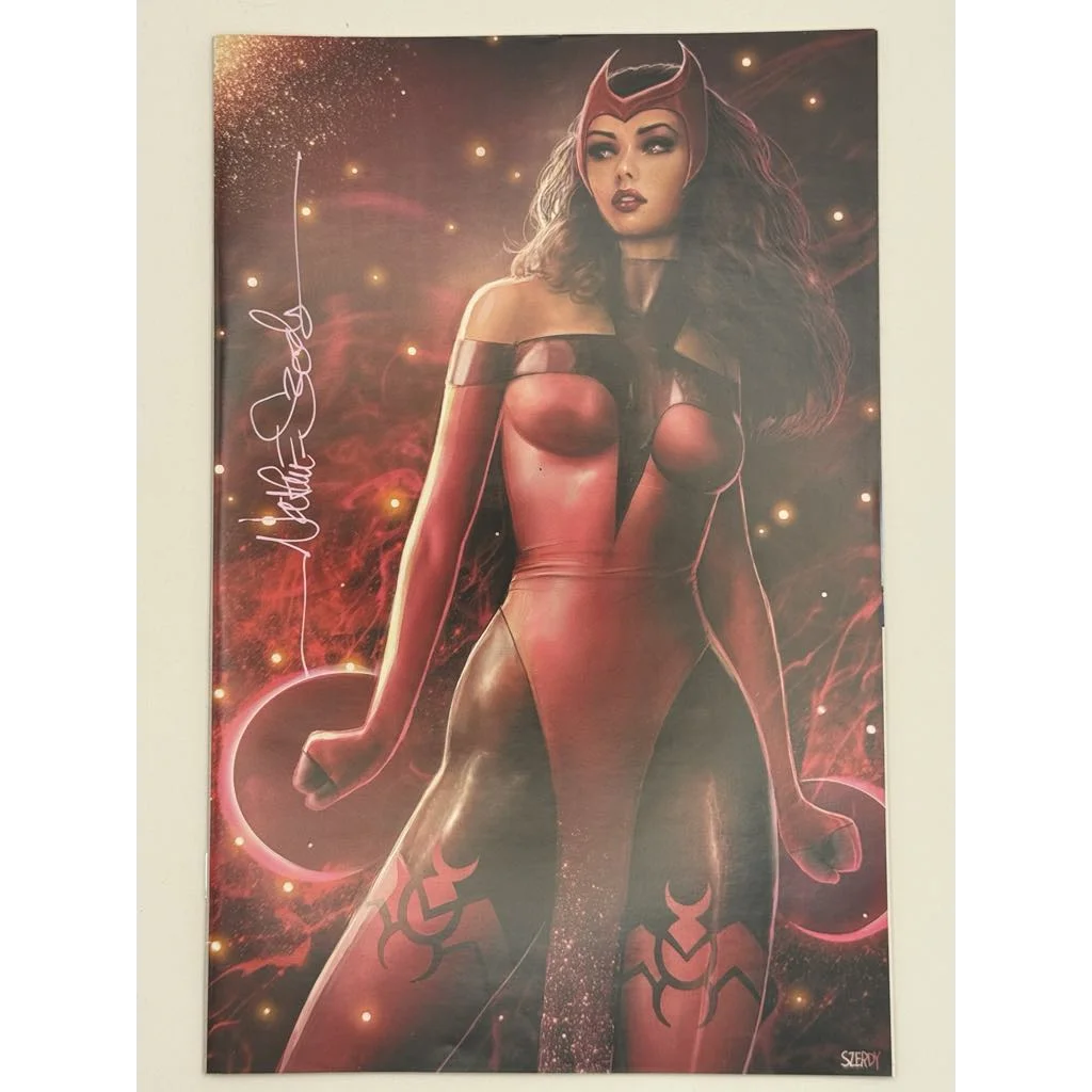 Signed Scarlet Witch art print by Nathan Szerdy from Jed MacKay Avengers #1