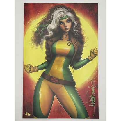 Full-color Rogue comic print from Nathan Szerdy Avengers Annual Facsimile Edition