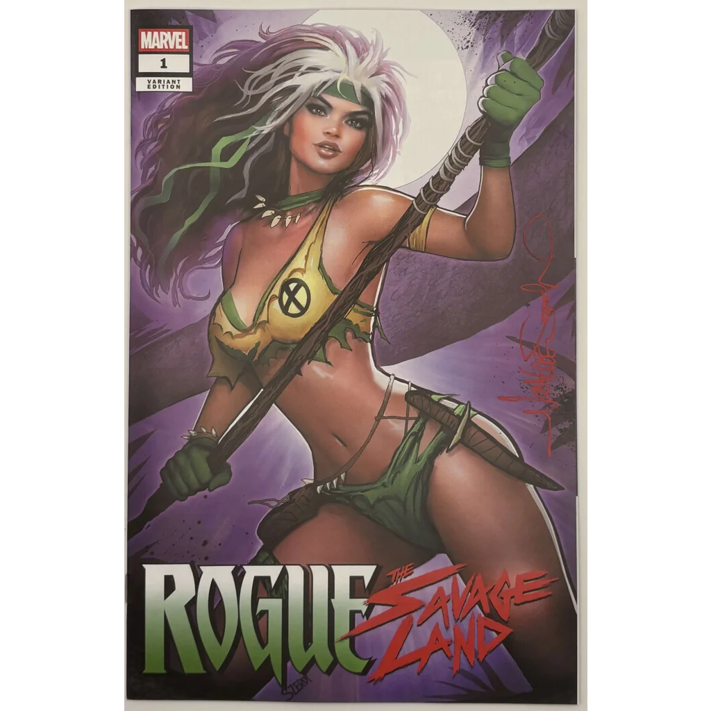 Comic book featuring Rogue in The Savage Land from Unknown Comics Nathan Szerdy