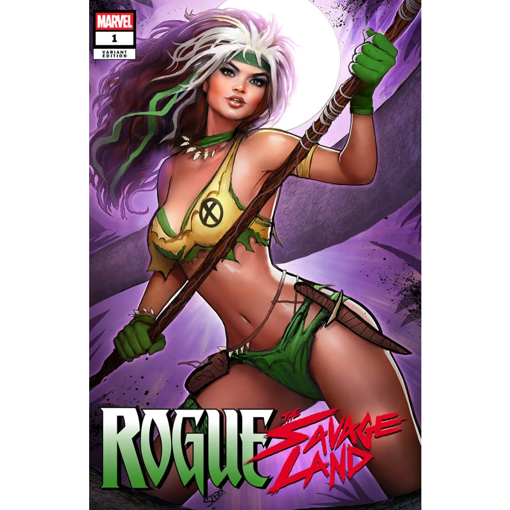 Nathan Szerdy Savage Land comic with Rogue in jungle outfit from Unknown Comics Nathan