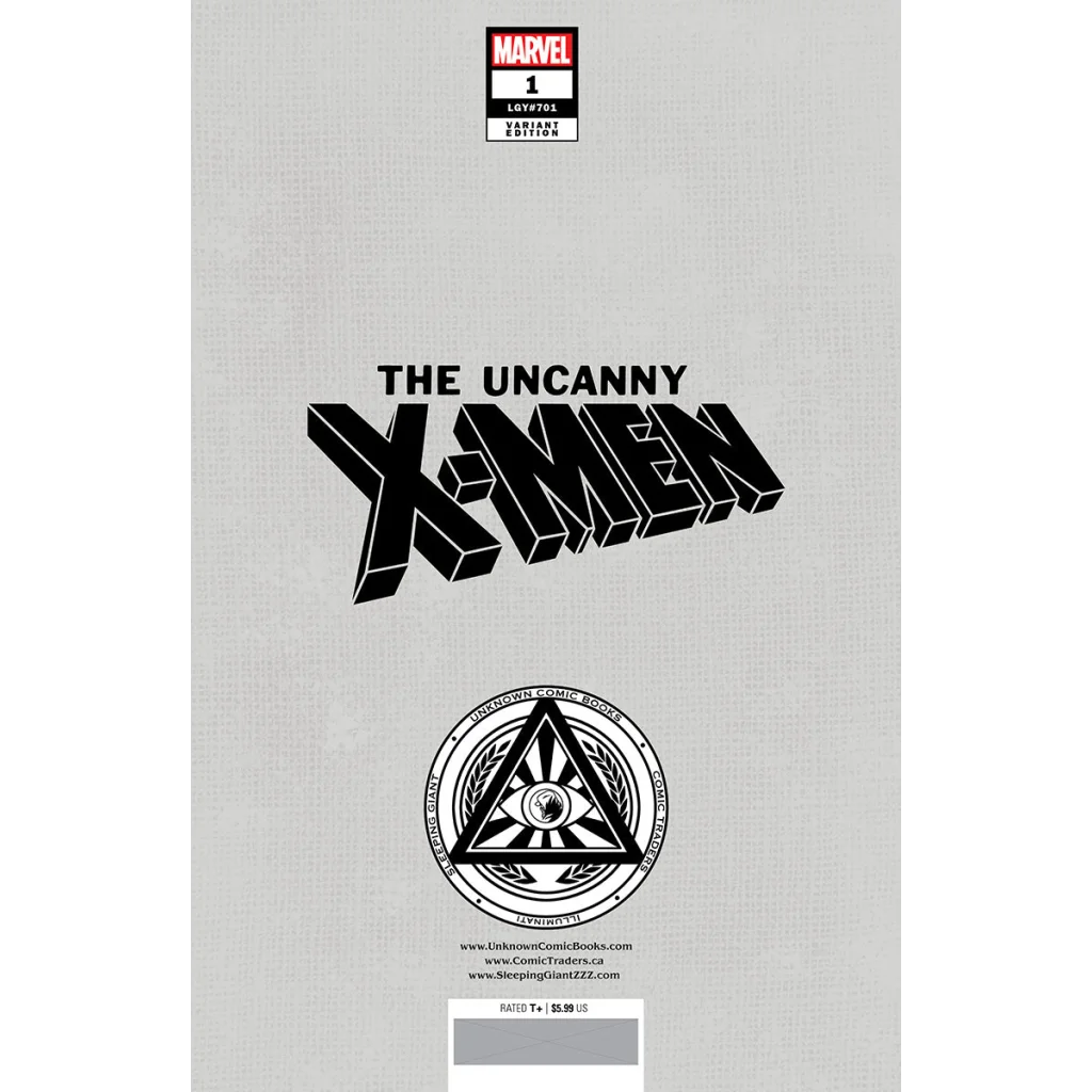 Nathan Szerdy exclusive Virgin Variant Uncanny X-Men comic debut display