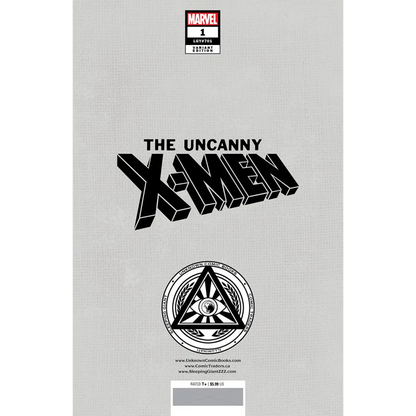 Nathan Szerdy exclusive Virgin Variant Uncanny X-Men comic debut display