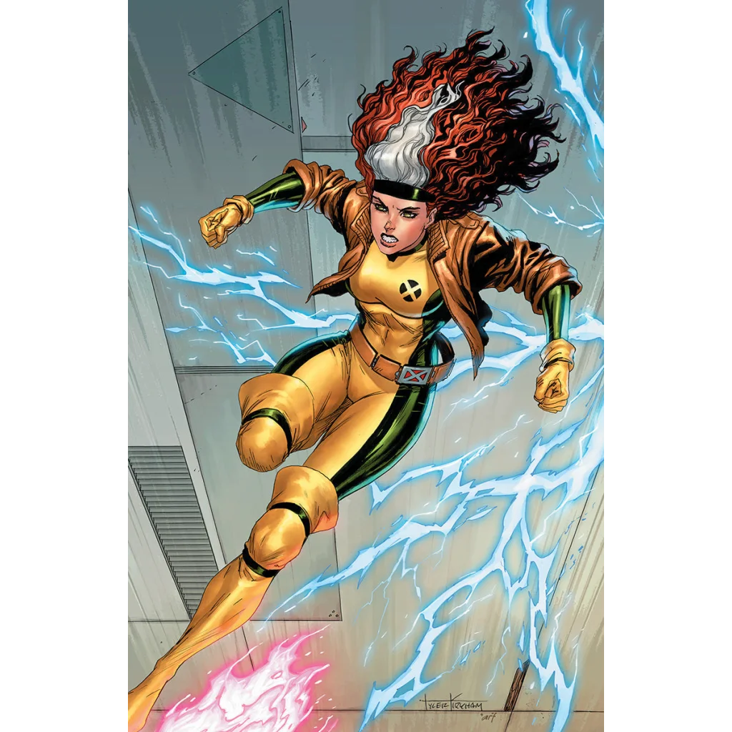 Uncanny X-Men Rogue superhero art by Tyler Kirkham, Tyler Kirkham exclusive cover