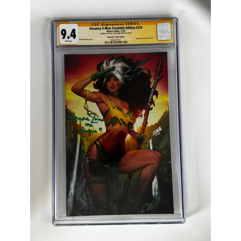 Signed Uncanny X-Men Facsimile Edition #274 in CGC 9.4 case with Storm art