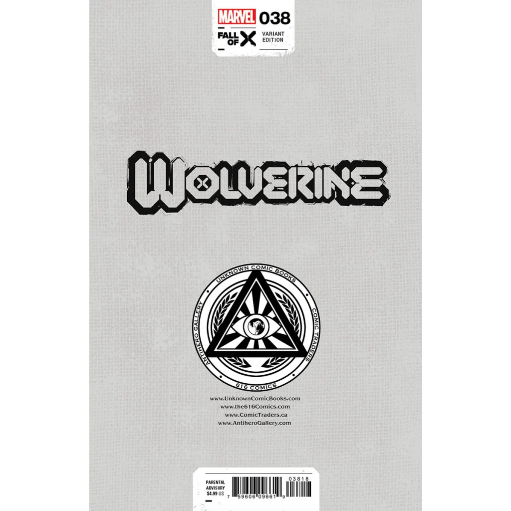 Signed Wolverine 38 Unknown Comics David Nakayama Hellfire Exclusive cover