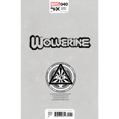Variant cover for Wolverine comic book 040 by Nathan Szerdy from Unknown Comics Nathan