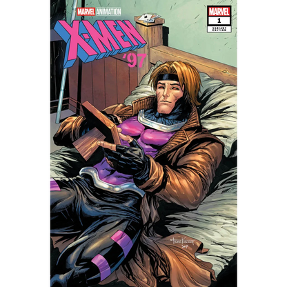 Comic book featuring Gambit from X-Men 97 signed by Tyler Kirkham at Unknown Comics Tyler