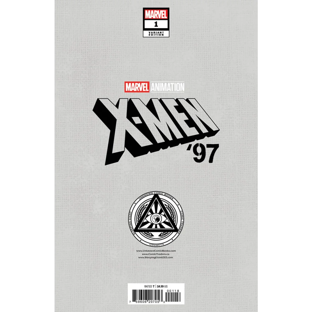 Comic book cover of Marvel Animations X-Men 97 signed by Tyler Kirkham