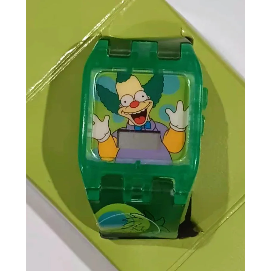 Simpsons talking watch with Krusty the Clown from 2002