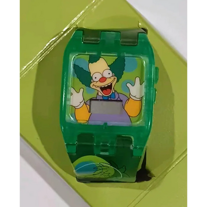 Simpsons talking watch with Krusty the Clown from 2002