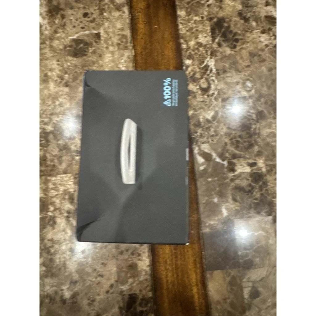 Skullcandy Hesh ANC headphones black box with white handle and 100% blue print
