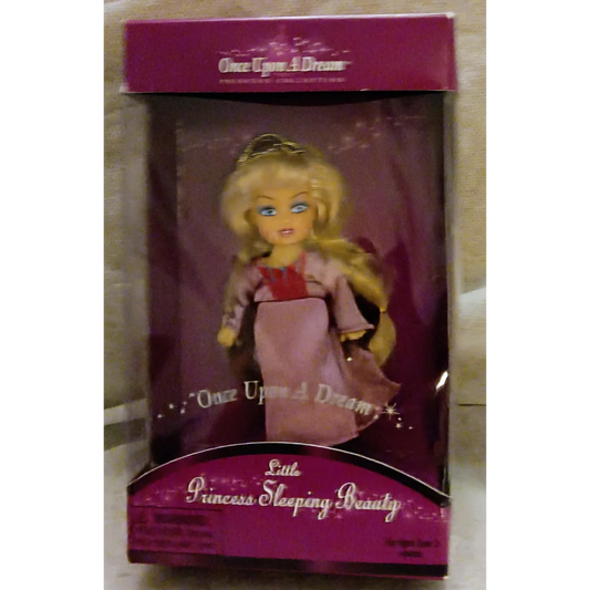 Sleeping Beauty doll in pink dream dress with blonde hair