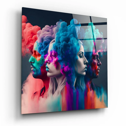 Stunning Glass Wall Art with Bold Abstract Colors | Insigneart USA | vintageantiquesgifts.com