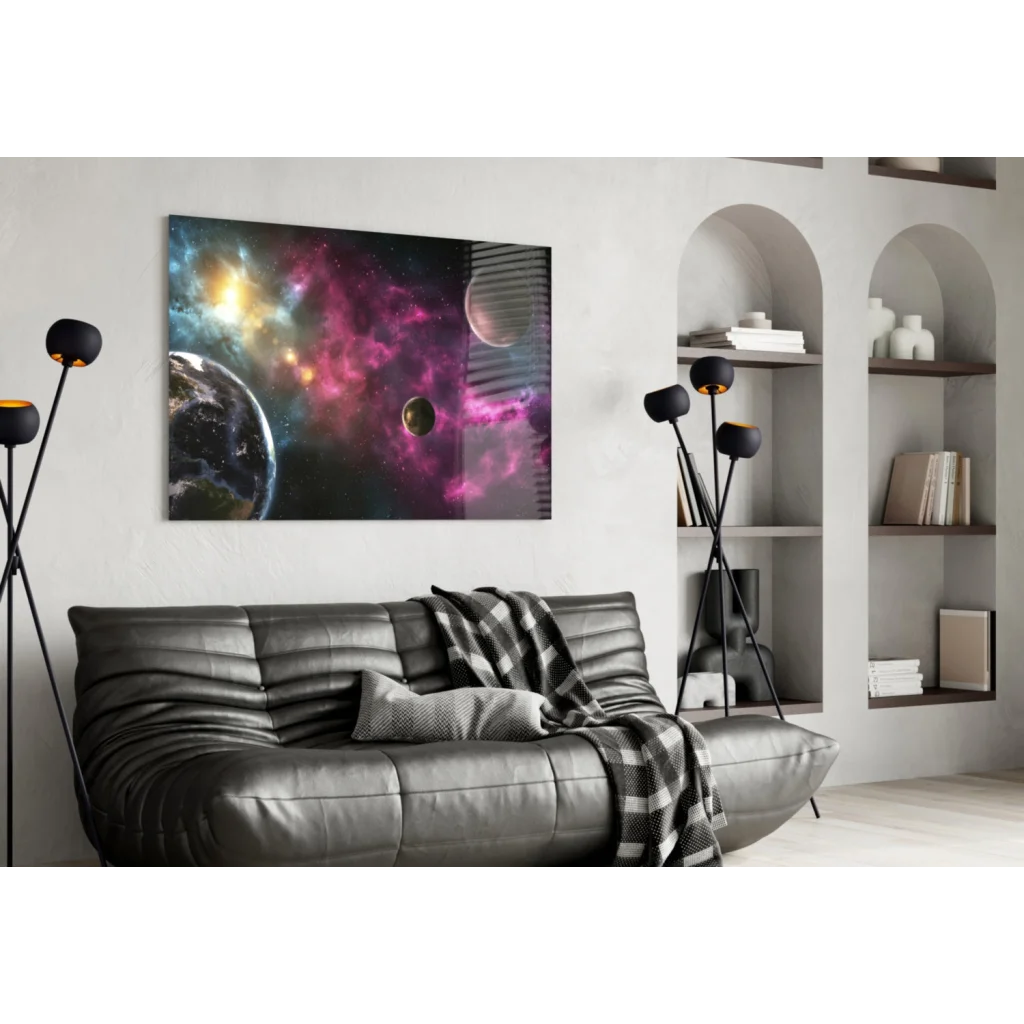 Stunning Glass Wall Art That Transforms Any Room | Contemporary Home Wall Art | vintageantiquesgifts.com