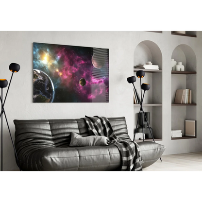 Stunning Glass Wall Art That Transforms Any Room | Contemporary Home Wall Art | vintageantiquesgifts.com
