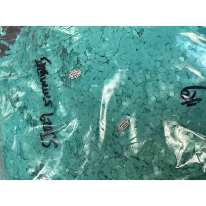 Teal-colored round confetti from Sparkly Light Pink F321R Glitter Collection pink 2mm