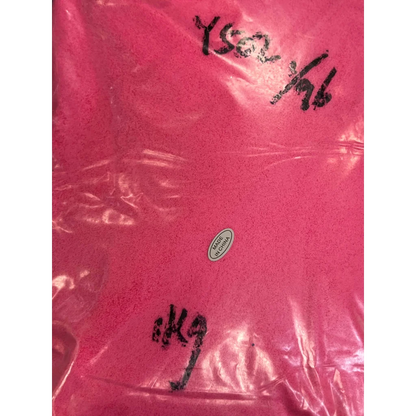 Transparent plastic bag with sparkly light pink pink 2mm glitter from F321R collection