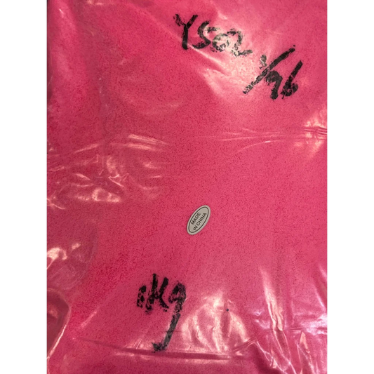 Transparent plastic bag with sparkly light pink pink 2mm glitter from F321R collection