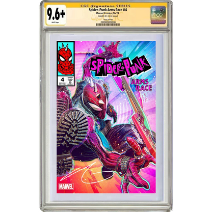 Vibrant Spider-punk #4 comic with Doc Ock epic showdown action figure