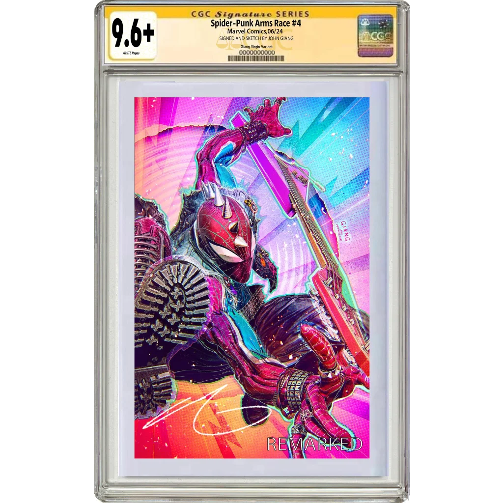 Graded 9.6 Spider-Punk comic vs Doc Ock showdown action figure