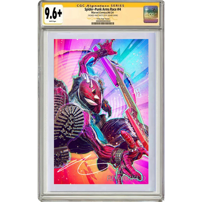 Graded 9.6 Spider-Punk comic vs Doc Ock showdown action figure