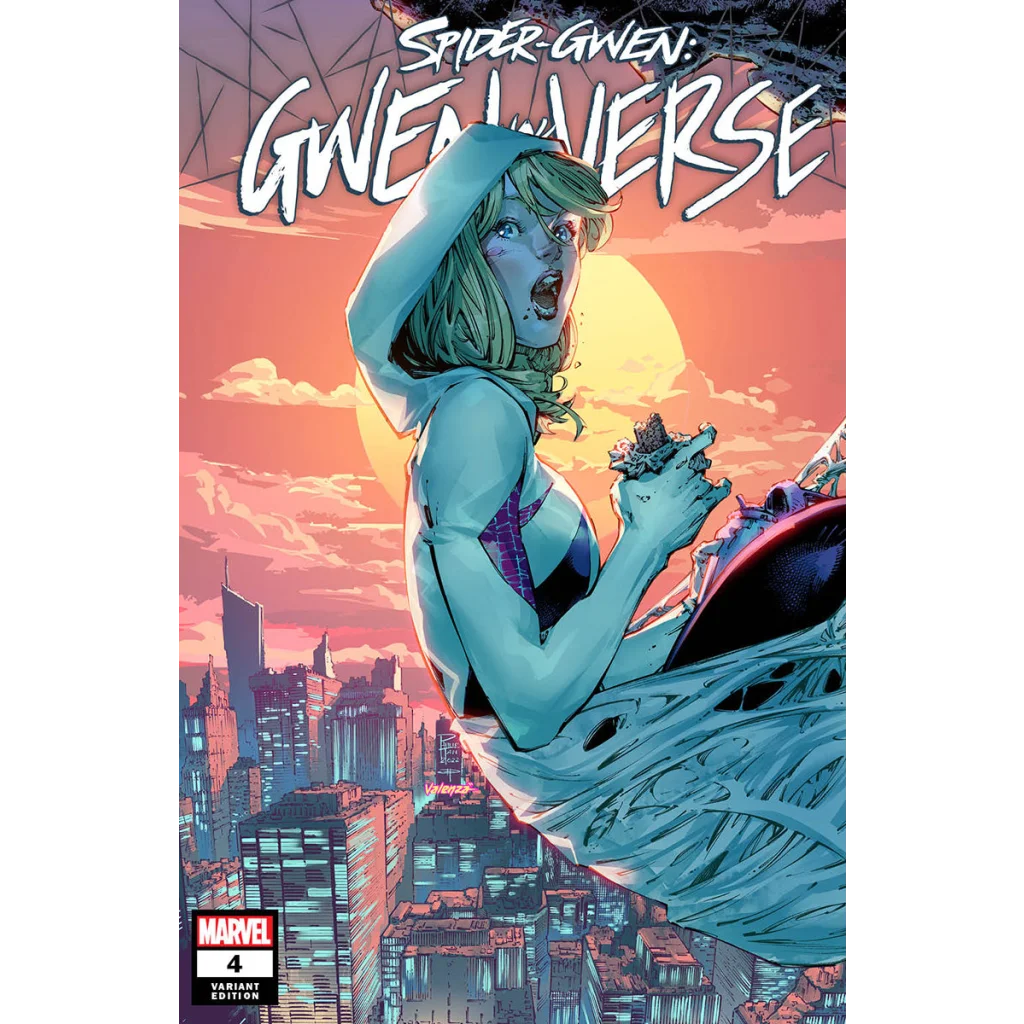 Spider-Gwen comic cover from Gwenverse premium quality graded blue label variant