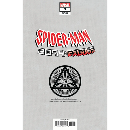 Marvel comic Spider-Man 2099 Exodus #3 variant edition with New Avengers action scene