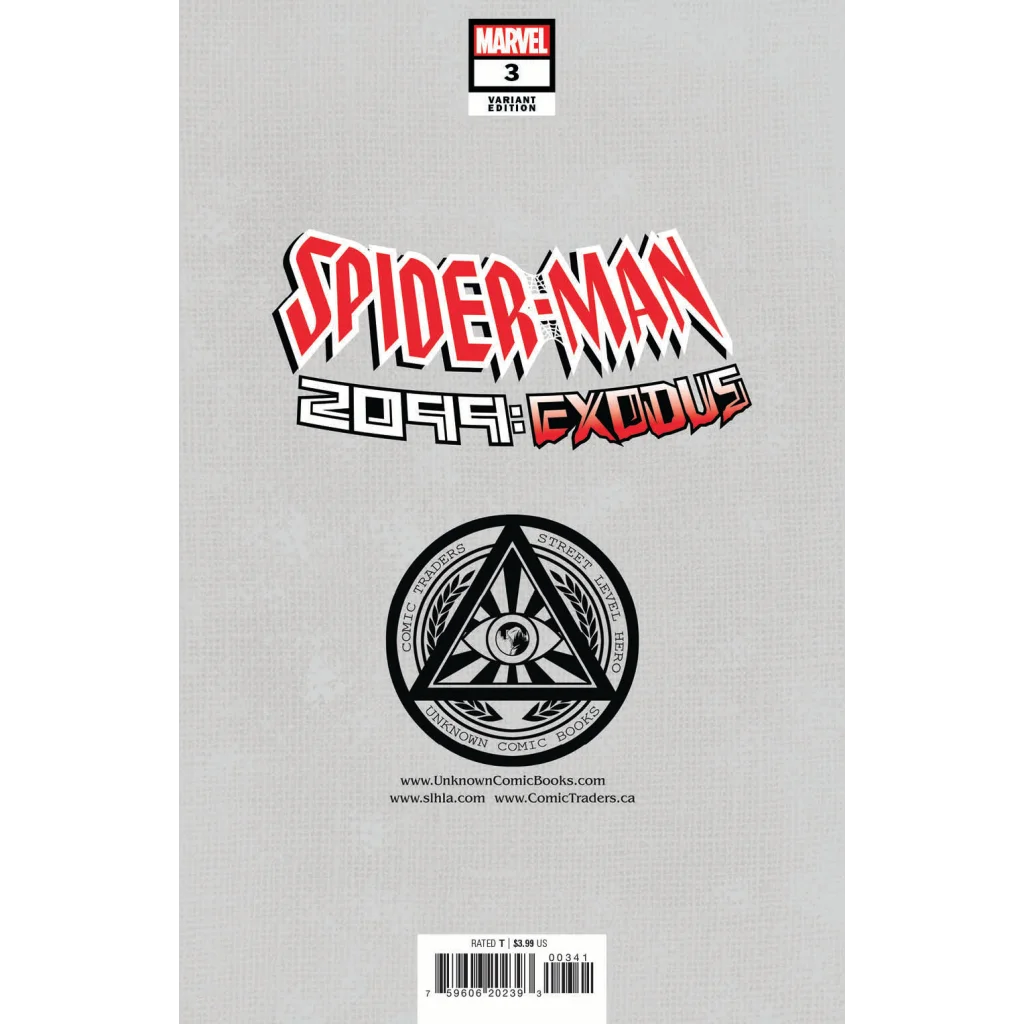 Spider-Man 2099 Exodus Black Widow Variant Comic Alan Quah Exclusive by Unknown Comics