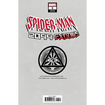 Marvel Spider-Man 2099 Exodus Issue 5 Variant Edition comic book displayed in Spider-Man 2099 Exodus product