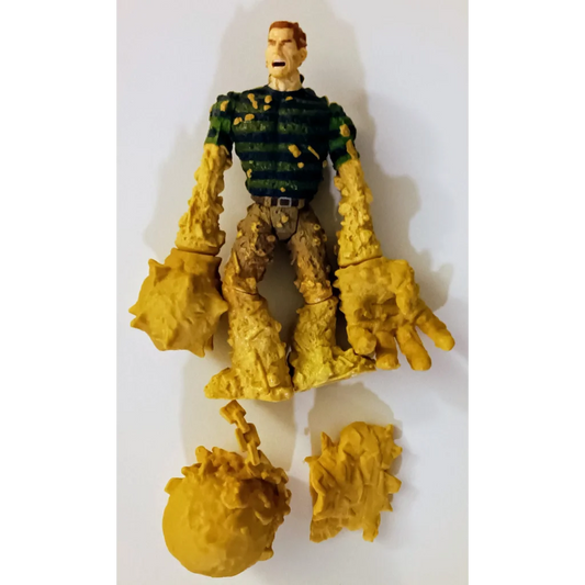 Spider-Man 3 Sandman action figure with rocky textures and attachments