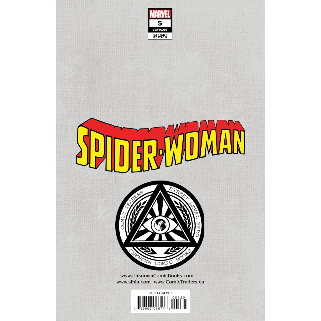 Spider-Woman Issue 5 comic book cover art print showcasing dynamic superhero action