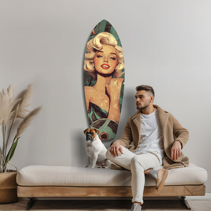 Hollywood Starlet V1 Glass Wall Art