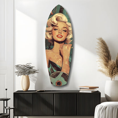 Hollywood Starlet V1 Glass Wall Art