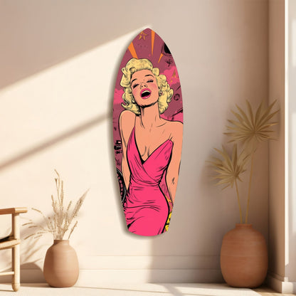 Hollywood Starlet V2 Glass Wall Art