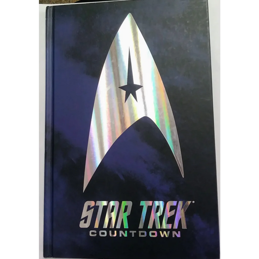 Star Trek HC graphic novel cover with holographic badge