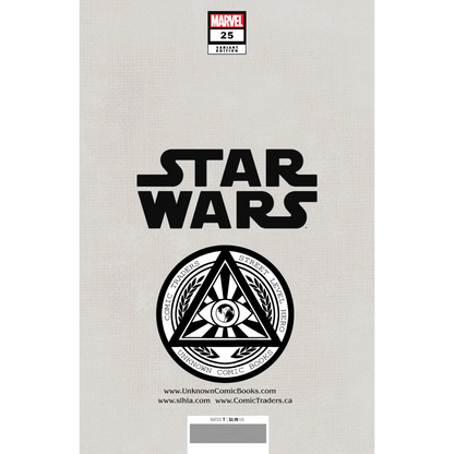 Comic book with Star Wars and Unknown Comic Books logos, graded blue label by Charles Soule