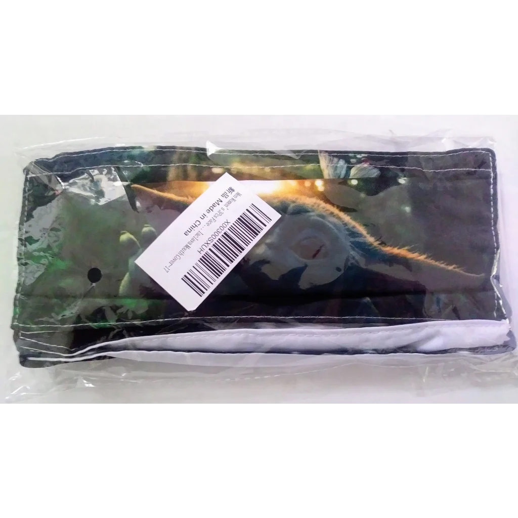 Cute Star Wars face masks 3 pack with The Child design and dino pencil case accents