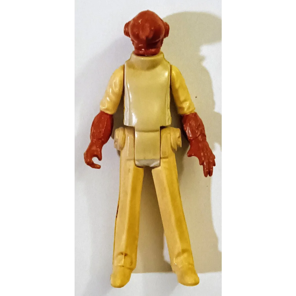 Vintage 1982 Star Wars action figure Admiral Ackbar in yellow outfit