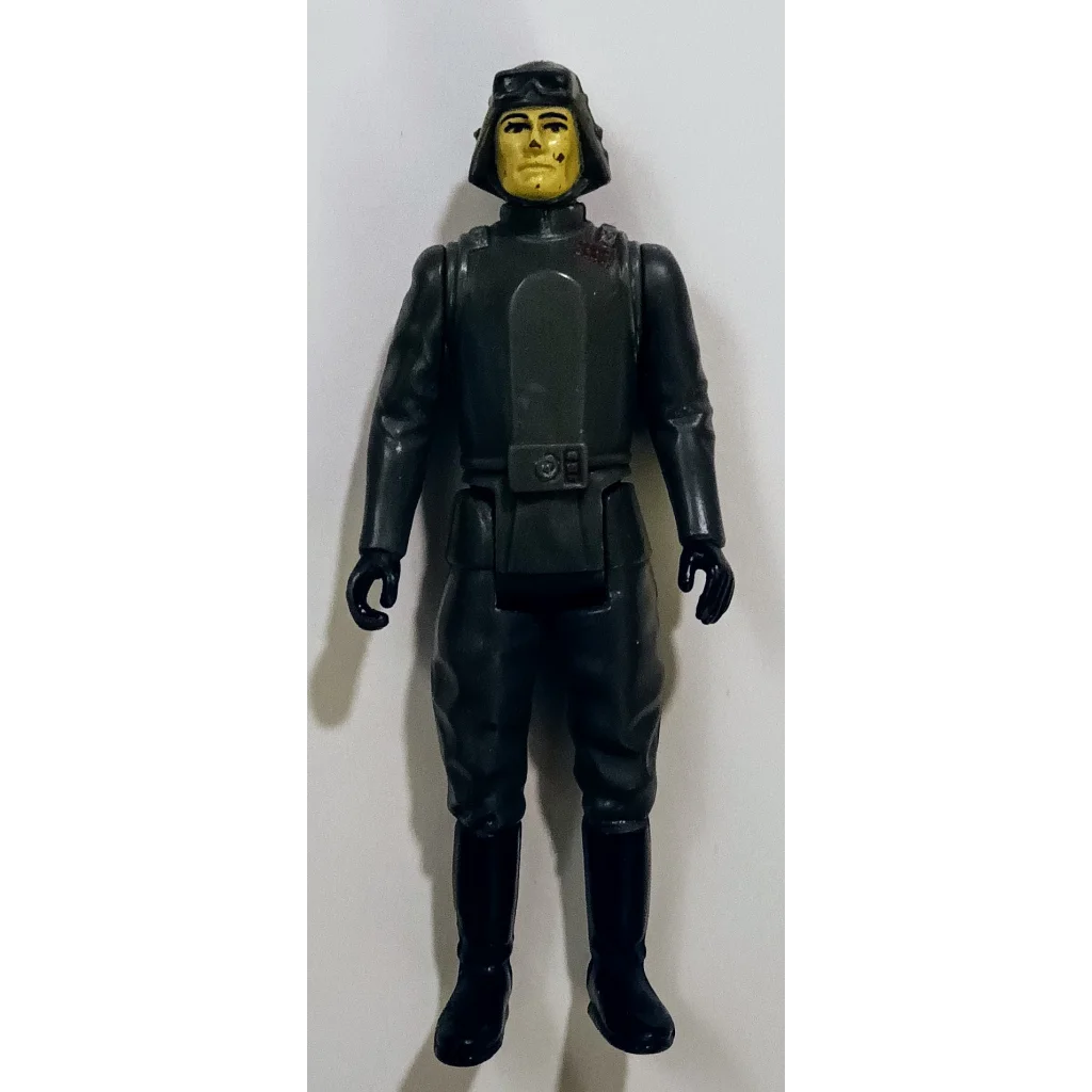 Vintage 1980 Star Wars AT-AT Commander black stormtrooper action figure