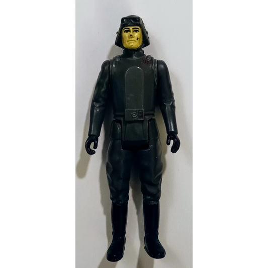 Vintage 1980 Star Wars AT-AT Commander black stormtrooper action figure