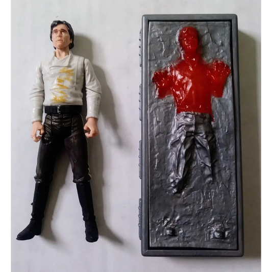 Han Solo in carbonite Star Wars action figure Battle of Carkoon