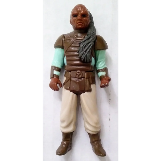 Vintage 1983 Star Wars action figure Weequay in brown green armor