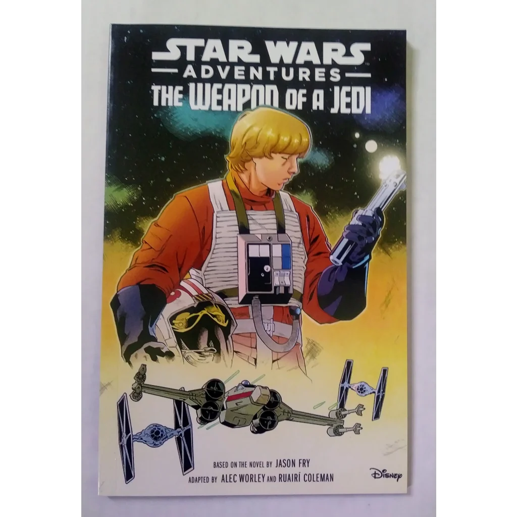 Luke Skywalker on Star Wars Adventures: The Weapon of a Jedi comic cover