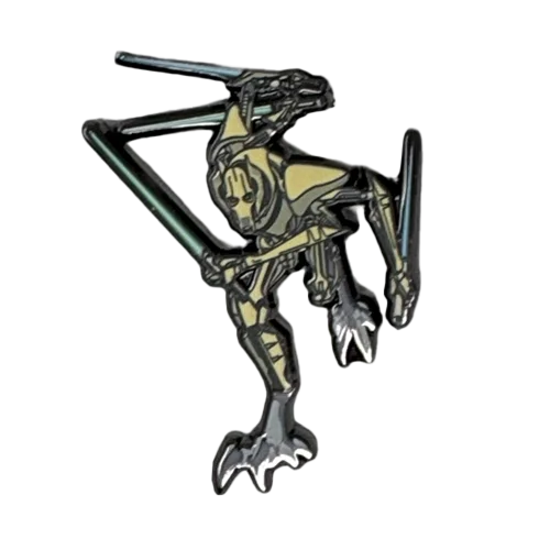 Star Wars General Grievous enamel pin with four lightsabers from SWC TOKYO 2025 blind box