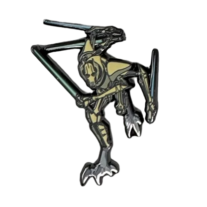 Star Wars General Grievous enamel pin with four lightsabers from SWC TOKYO 2025 blind box