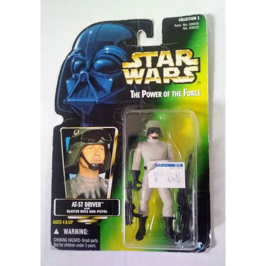 Vintage Star Wars AT-ST Driver action figure with blaster rifle