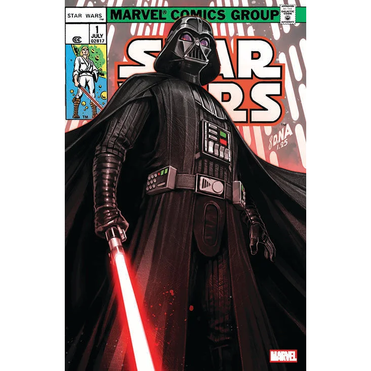 Star Wars Darth Vader comic book cover by David Nakayama at C2E2 2025 exclusive