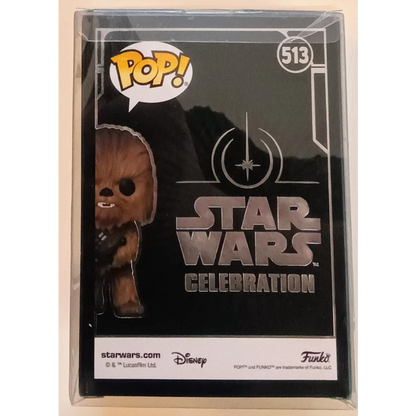 Star Wars Celebration exclusive Chewbacca Funko Pop in packaging